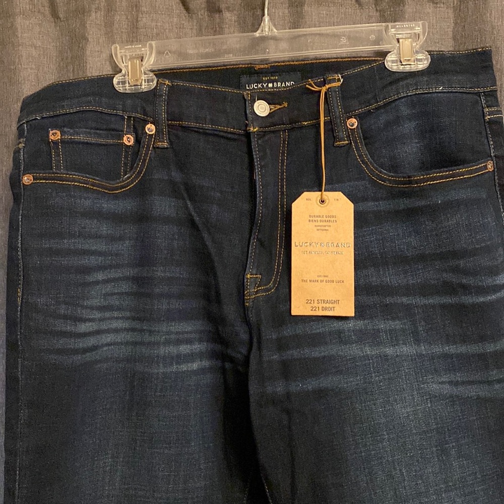 Mens Lucky Brand Jeans 221 Straight